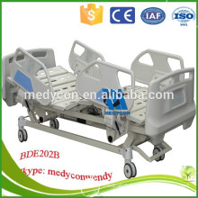 New design five functions adjustable electric hospital beds, 4 electric motors electric medical beds